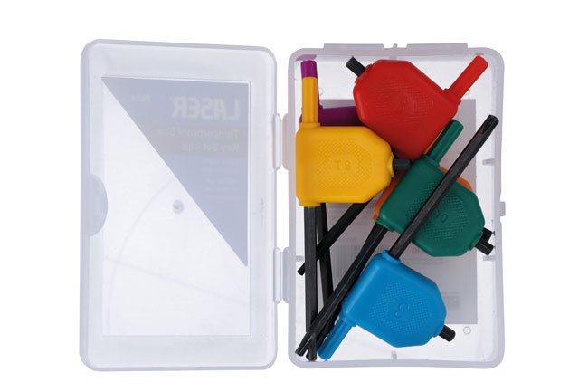 Laser Tools 7911 Tamperproof Star Key Set 6pc Laser Tools