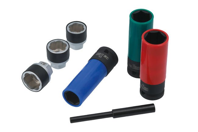 Laser Tools 7920 Wheel Nut & Bolt Extractor Socket Set 7pc Laser Tools