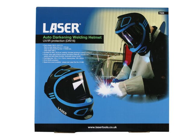 Laser Tools 7926 Auto Darkening Welding Helmet Laser Tools