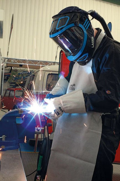 Laser Tools 7927 Auto Darkening Welding Helmet with Respirator Laser Tools