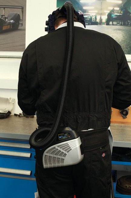 Laser Tools 7927 Auto Darkening Welding Helmet with Respirator Laser Tools