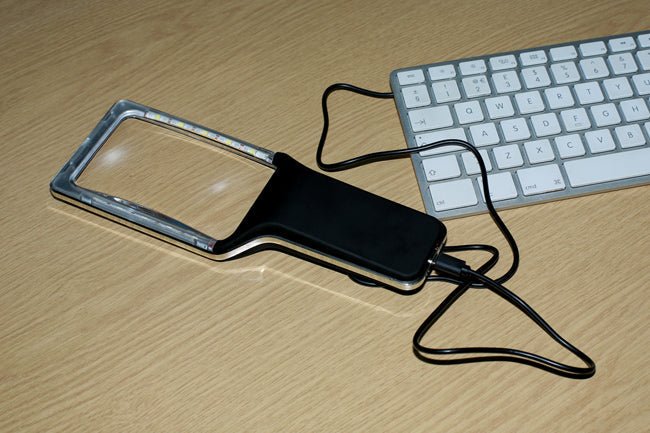 Laser Tools 7934 Rechargeable Magnifying Glass Laser Tools