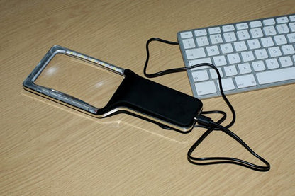 Laser Tools 7934 Rechargeable Magnifying Glass Laser Tools