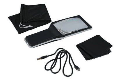 Laser Tools 7934 Rechargeable Magnifying Glass Laser Tools