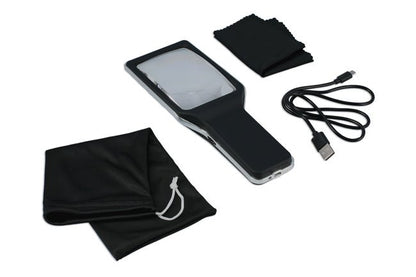 Laser Tools 7934 Rechargeable Magnifying Glass Laser Tools