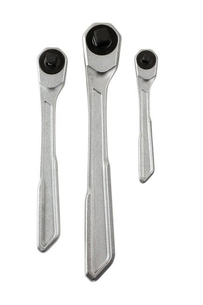 Laser Tools 7937 Slim Handle Ratchet Set 1/4"D, 3/8"D, 1/2"D 3pc Laser Tools