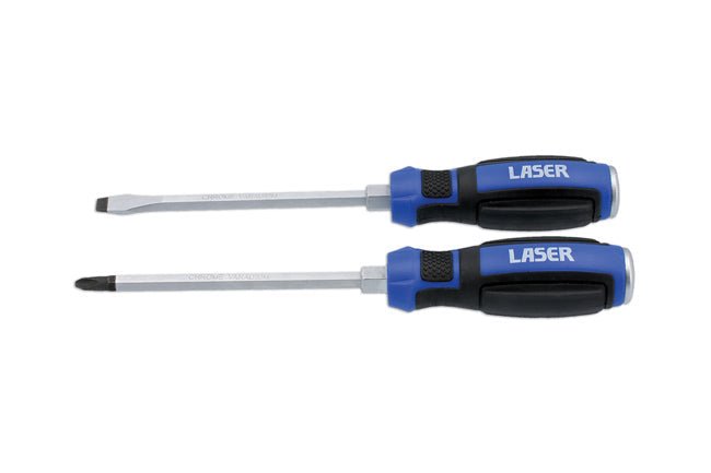 Laser Tools 7938 Pound Thru Screwdriver Set 2pc Laser Tools
