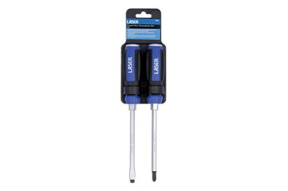 Laser Tools 7938 Pound Thru Screwdriver Set 2pc Laser Tools