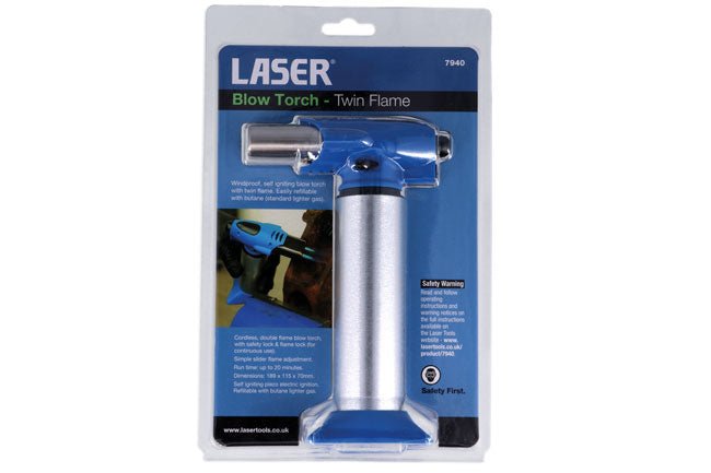 Laser Tools 7940 Twin Flame Blow Torch Laser Tools