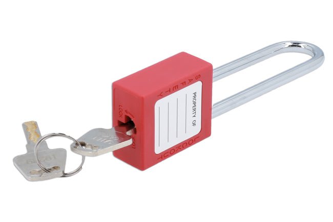 Laser Tools 7943 Long Shackle Safety Lockout Padlock Laser Tools