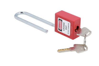 Laser Tools 7943 Long Shackle Safety Lockout Padlock Laser Tools