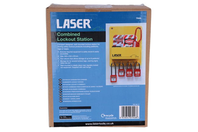 Laser Tools 7946 Combined Lockout Station Laser Tools