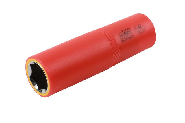 Laser Tools 7955 Deep Insulated Socket 1/2"D 17mm Laser Tools