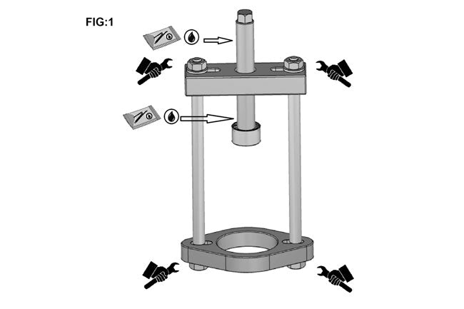 Laser Tools 7960 Rear Trailing Arm Bush Tool - for Ford Focus Laser Tools