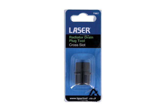 Laser Tools 7967 Radiator Drain Plug Tool - Cross Slot Laser Tools