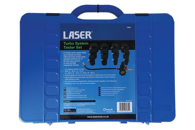 Laser Tools 7981 Turbo System Tester Set Laser Tools
