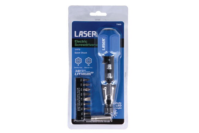 Laser Tools 7985 Electric Screwdriver Set 11pc Laser Tools