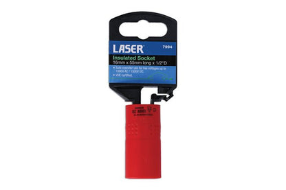 Laser Tools 7994 Insulated Socket 1/2"D 16mm Laser Tools