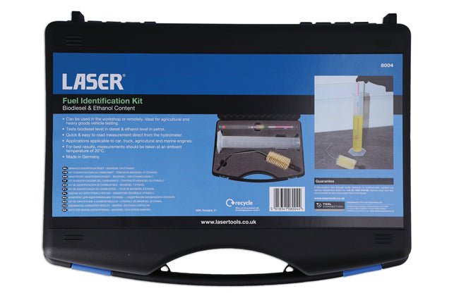 Laser Tools 8004 Fuel Identification Kit - Biodiesel & Ethanol Content Laser Tools
