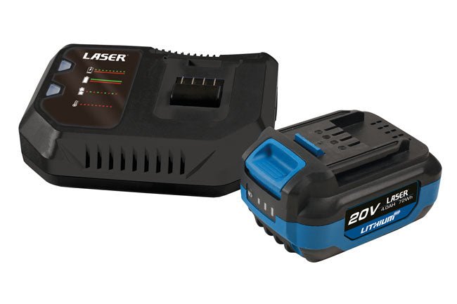 Laser Tools 8007 20V 4.0Ah Li-ion Battery 'One Battery Powers All' Laser Tools