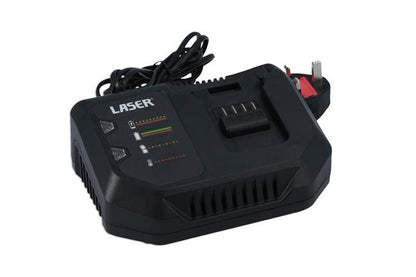 Laser Tools 8008 Battery Charger 230V Mains 4 amp with UK Plug Laser Tools