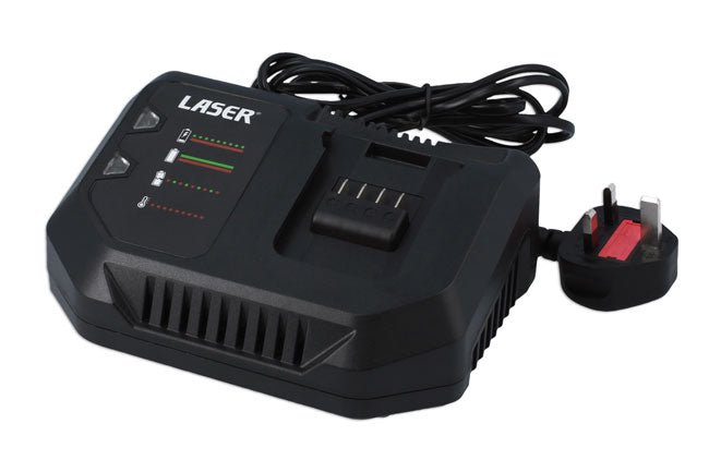 Laser Tools 8008 Battery Charger 230V Mains 4 amp with UK Plug Laser Tools