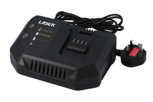 Laser Tools 8008 Battery Charger 230V Mains 4 amp with UK Plug Laser Tools