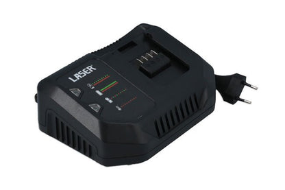 Laser Tools 8009 Battery Charger 230V Mains 4 amp with Euro 2 Pin Plug Laser Tools