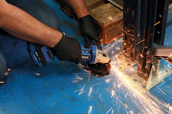 Laser Tools 8010 Cordless Angle Grinder 20V w/o Battery Laser Tools