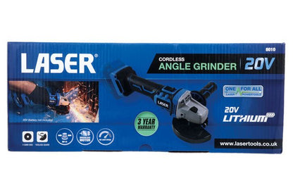 Laser Tools 8010 Cordless Angle Grinder 20V w/o Battery Laser Tools