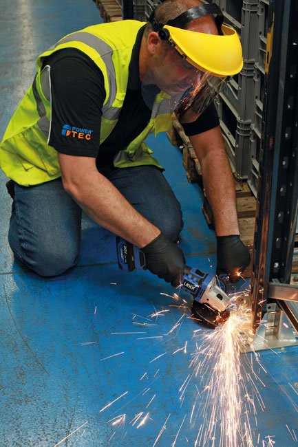 Laser Tools 8010 Cordless Angle Grinder 20V w/o Battery Laser Tools