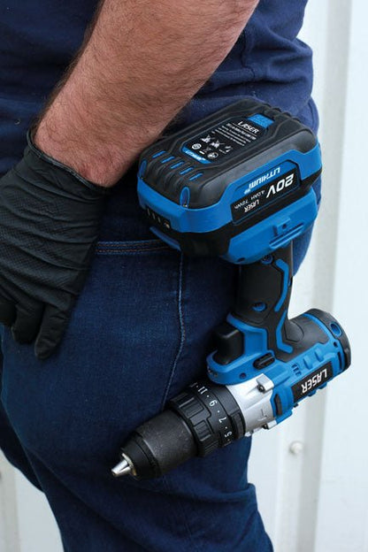 Laser Tools 8011 Cordless Variable Speed Impact Drill 20V w/o Battery Laser Tools