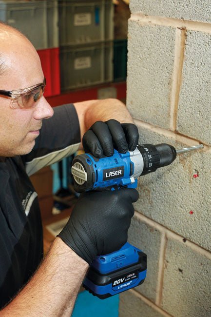 Laser Tools 8011 Cordless Variable Speed Impact Drill 20V w/o Battery Laser Tools