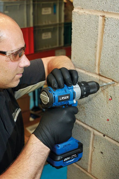 Laser Tools 8011 Cordless Variable Speed Impact Drill 20V w/o Battery Laser Tools