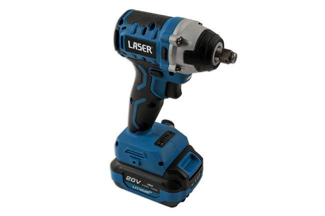 Laser Tools 8013 Cordless Impact Wrench 1/2"D 20V w/o Battery Laser Tools