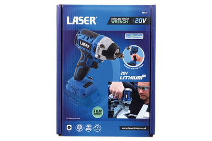 Laser Tools 8013 Cordless Impact Wrench 1/2"D 20V w/o Battery Laser Tools