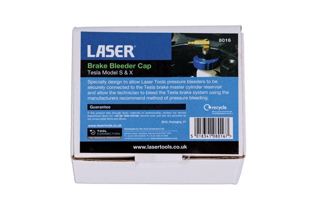 Laser Tools 8016 Brake Bleeder Cap - for Tesla Model S & X Laser Tools