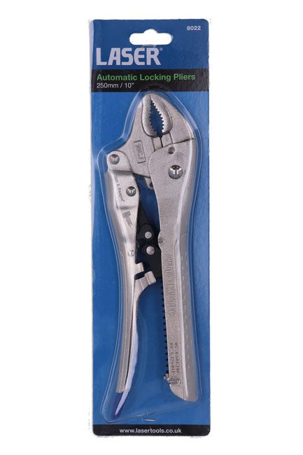 Laser Tools 8022 Automatic Locking Pliers 10" Laser Tools