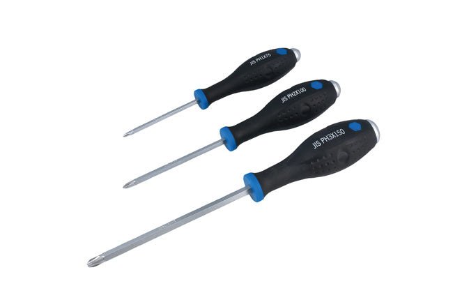 Laser Tools 8037 JIS Pound Thru Screwdrivers 3pc Laser Tools