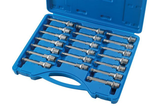 Laser Tools 8048 Ball End Socket Bit Set 1/2"D 20pc Laser Tools