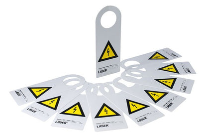 Laser Tools 8049 Hybrid/EV Warning Sign 10pc Laser Tools