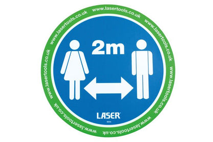 Laser Tools 8054 Laser Tools Floor Sticker 2m Distancing 6pc Laser Tools