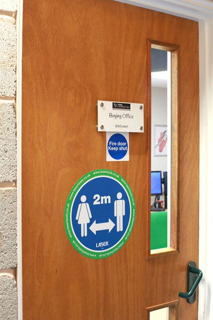 Laser Tools 8054 Laser Tools Floor Sticker 2m Distancing 6pc Laser Tools