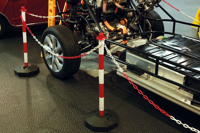 Laser Tools 8055 Safety Barrier 4 Posts & Chain Laser Tools