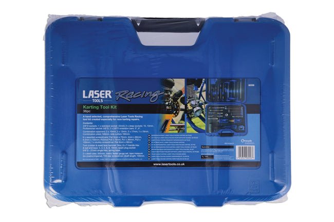 Laser Tools 8058 Laser Tools Racing Karting Tool Kit 36pc Laser Tools