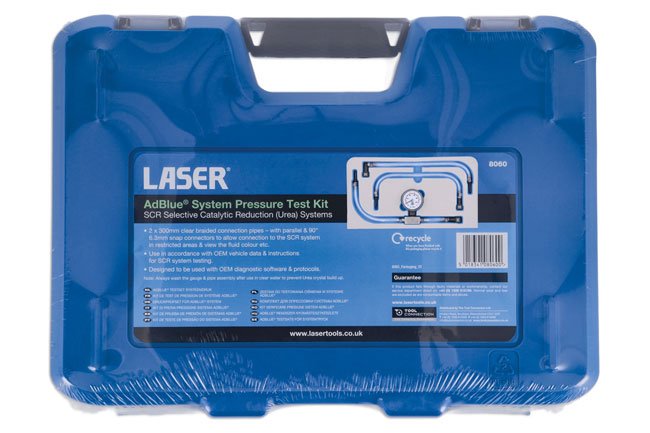 Laser Tools 8060 AdBlue® System Pressure Test Kit Laser Tools