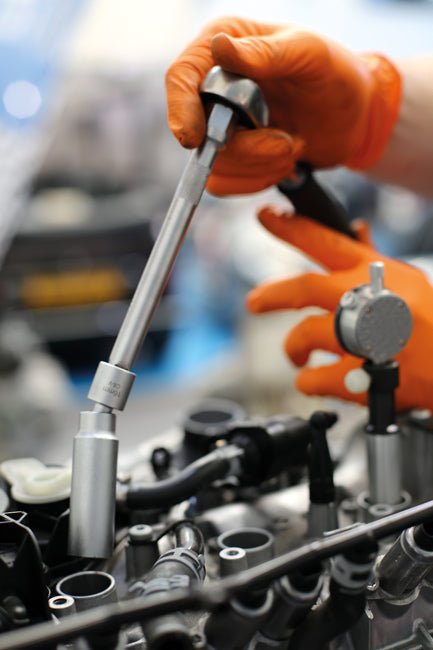 Laser Tools 8066 Swivel Spark & Glow Plug Socket Set 1/4"D, 3/8"D 6pc Laser Tools