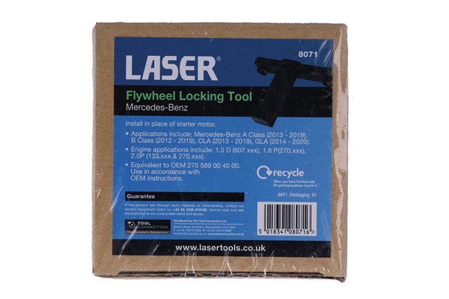 Laser Tools 8071 Flywheel Locking Tool - for Mercedes-Benz Laser Tools