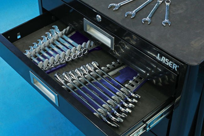 Laser Tools 8072 Laser Tools Racing Spanner Organiser - 16 Spanners Laser Tools