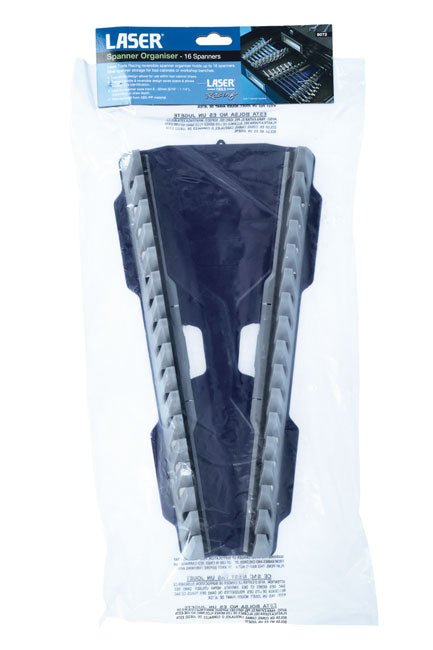 Laser Tools 8072 Laser Tools Racing Spanner Organiser - 16 Spanners Laser Tools